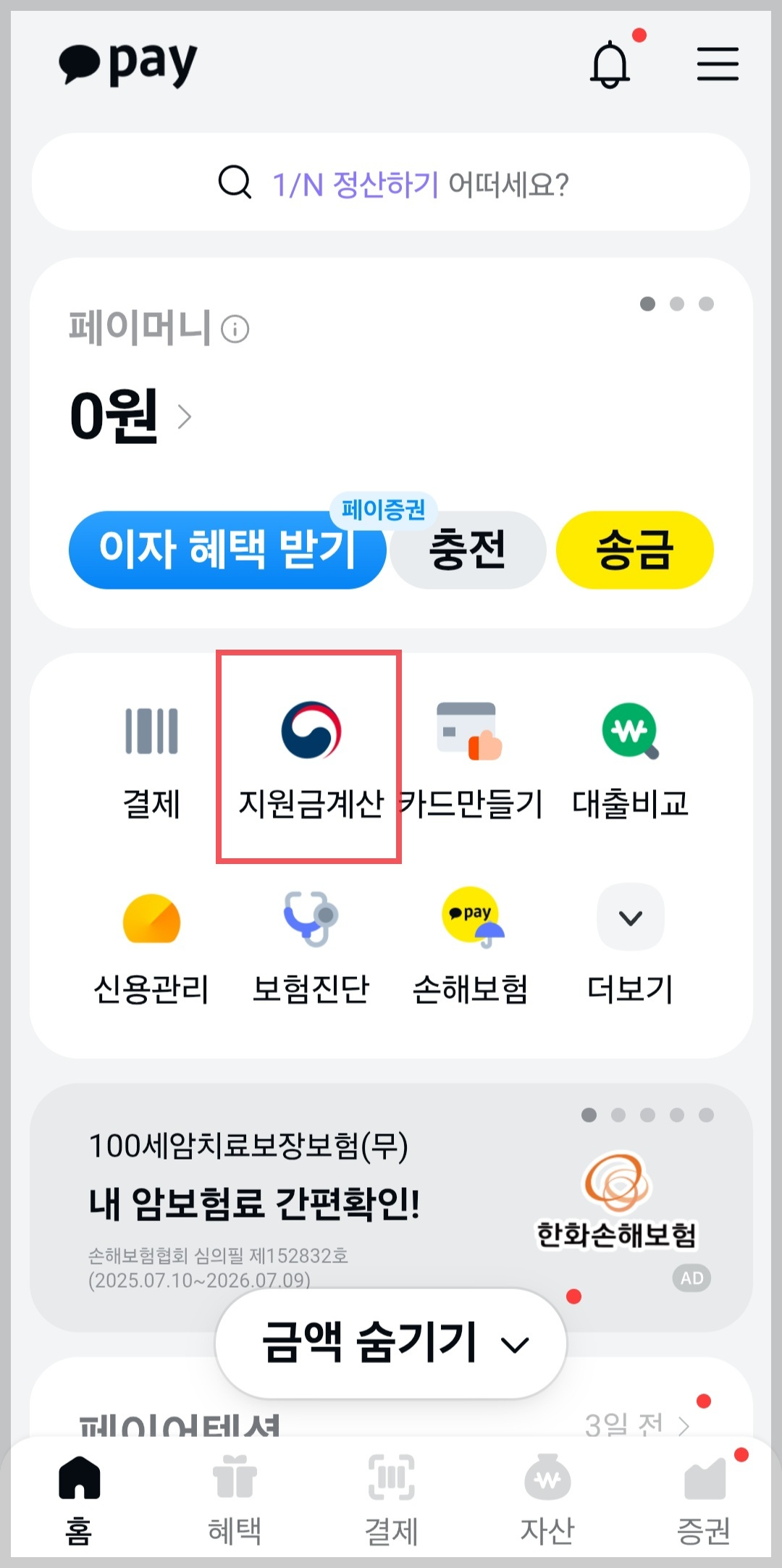 민생회복 소비쿠폰 카카오 페이 가이드 1