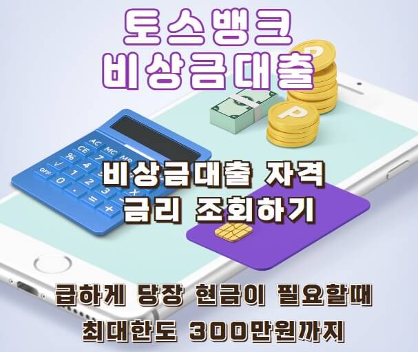 토스뱅크 비상금대출