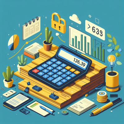 산을 배경으로 데이터를 분석하는 장면.