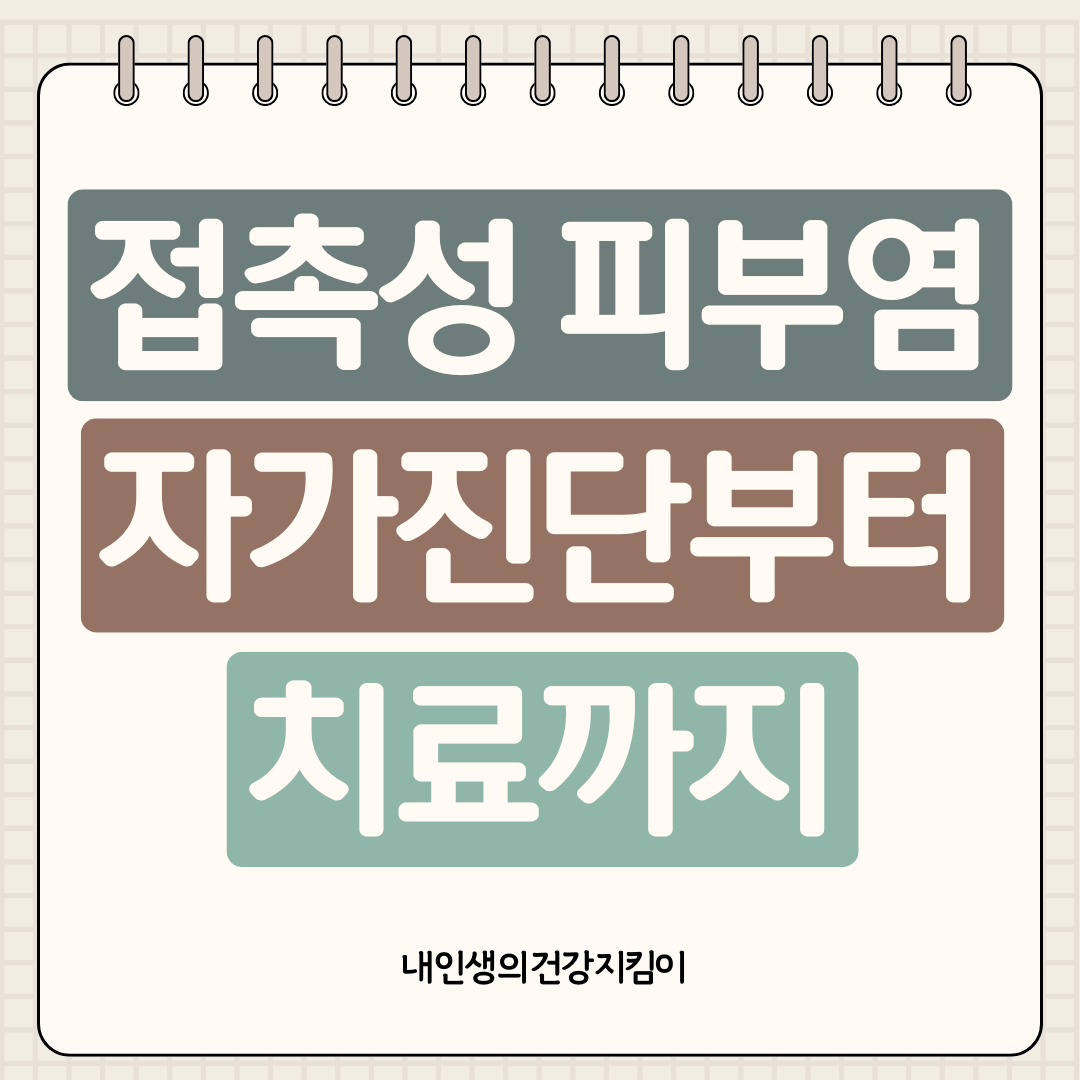 접촉성 피부염 자가진단부터 치료까지, 만성화 막는 골든타임 48시간