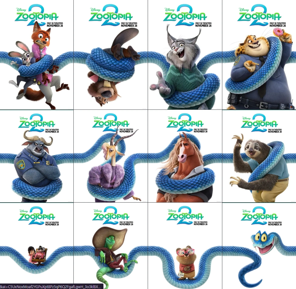 주토피아 2 영화 캐릭터 소개