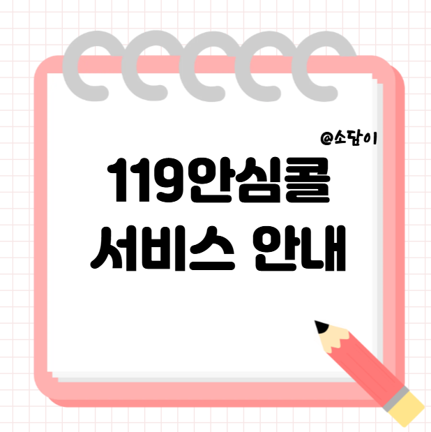 디지털 시대 필수 안전망 119 안심콜 서비스