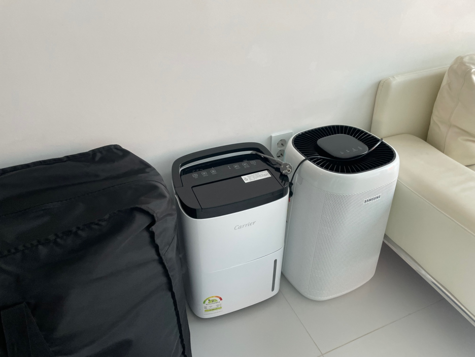 더헤이븐리조트 공기청정기와 제습기 사진