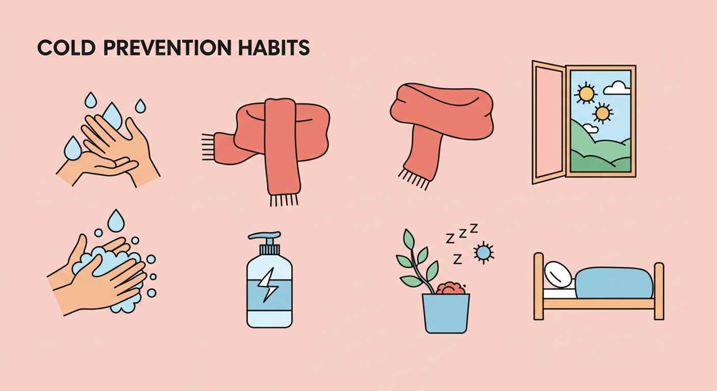 감기 예방의 핵심은 습관에 있다