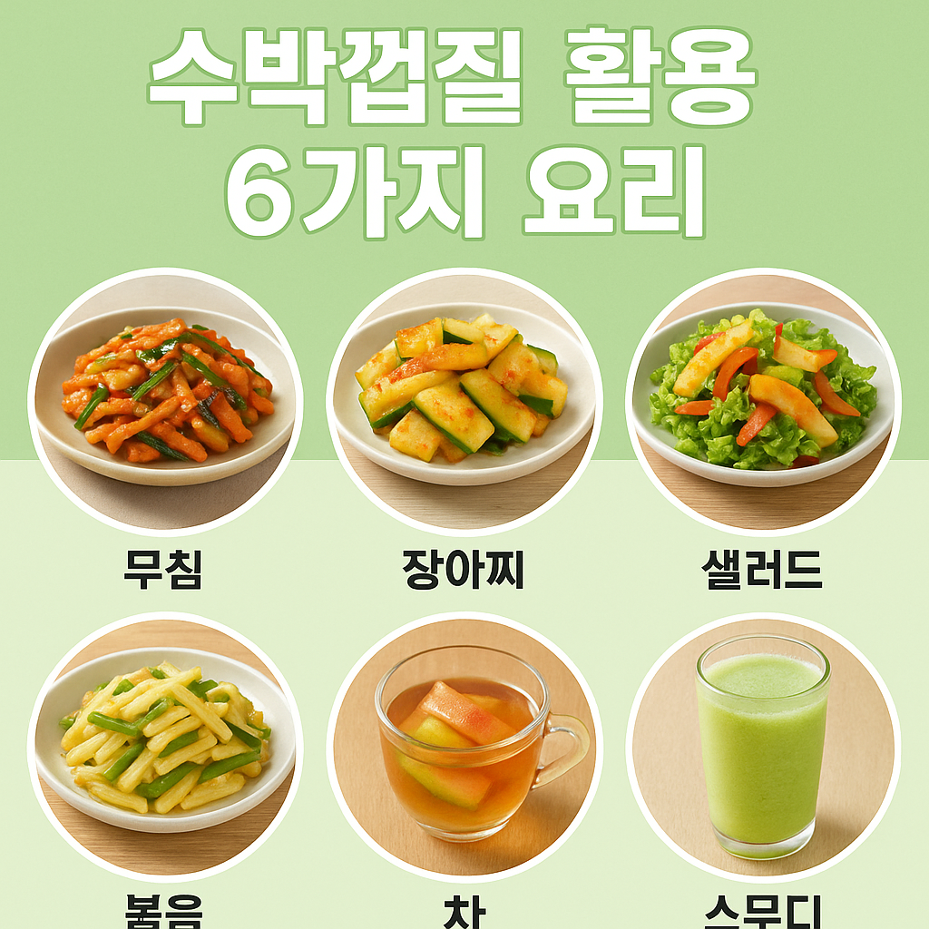 수박껍질 활용