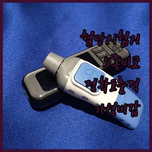 혈당 시험지 5종 브랜드별 정확도 및..