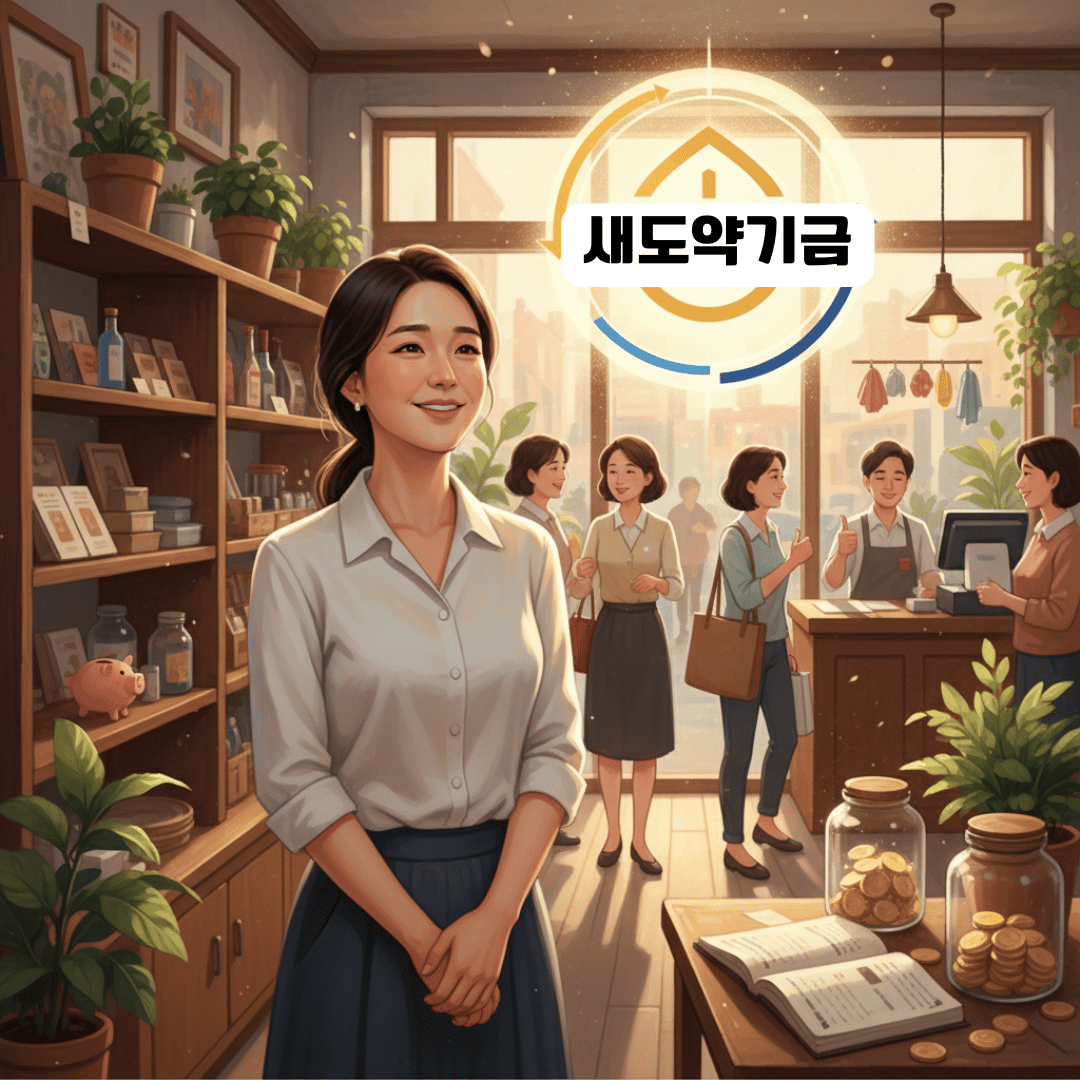 새도약기금 채무조정으로 빚에서 벗어나 자유를 얻는 모습