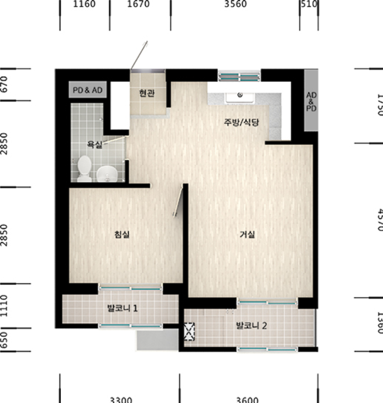 LH 부천중동행복주택 평수별정보