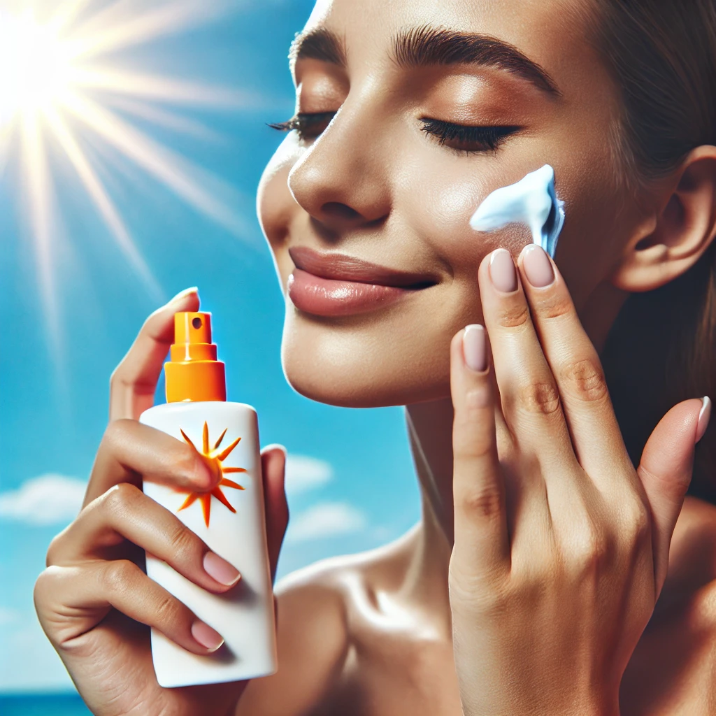 선크림 바르는 중요성