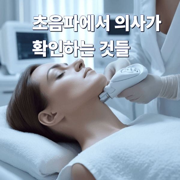 초음파에서 의사가 확인하는 것들