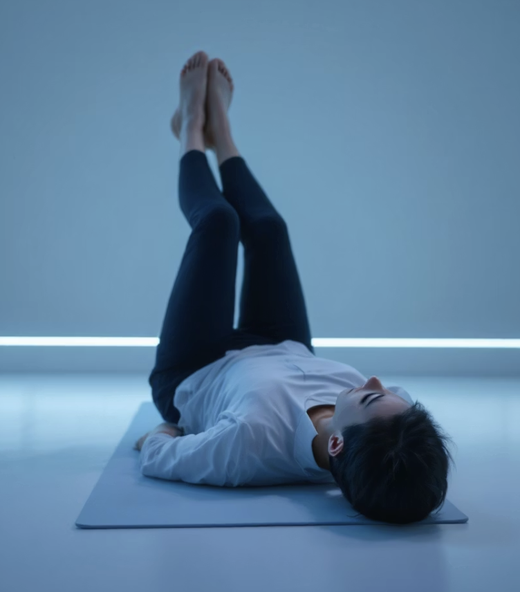 굳은 허리를 깨우는 도리도리 운동