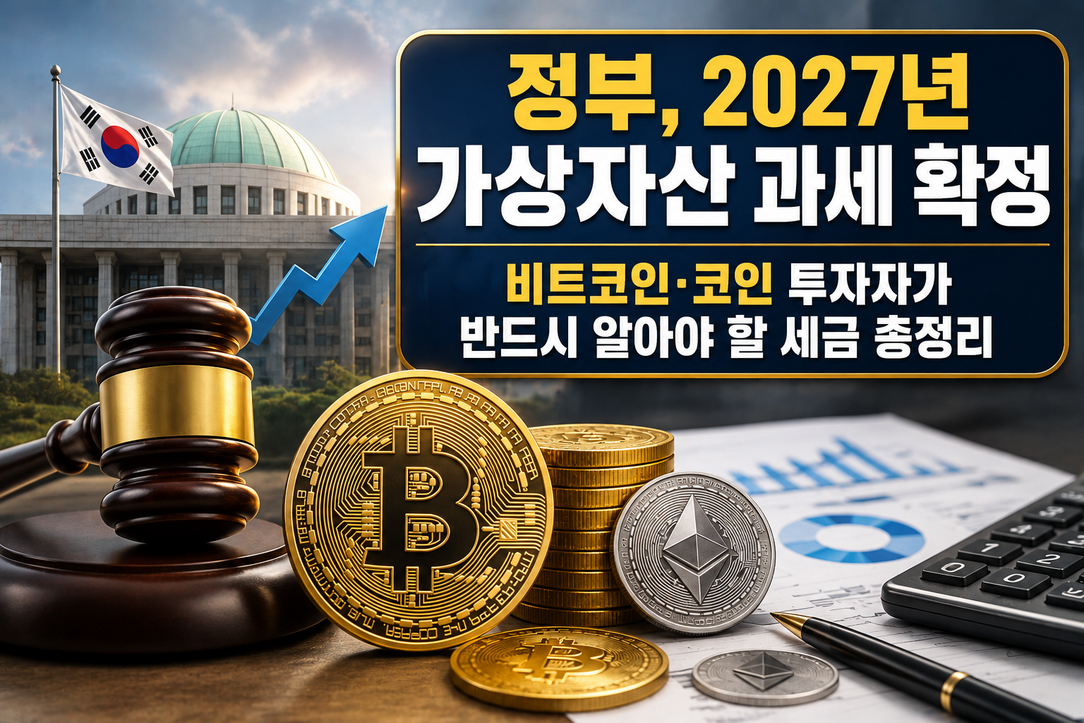 정부, 2027년 가상자산 과세 확정&hellip;비트코인&middot;코인 투자자가 반드시 알아야 할 세금 총정리 관련 사진