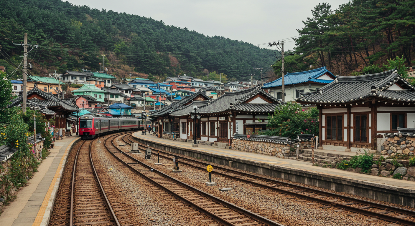 문경 가은역 철길마을