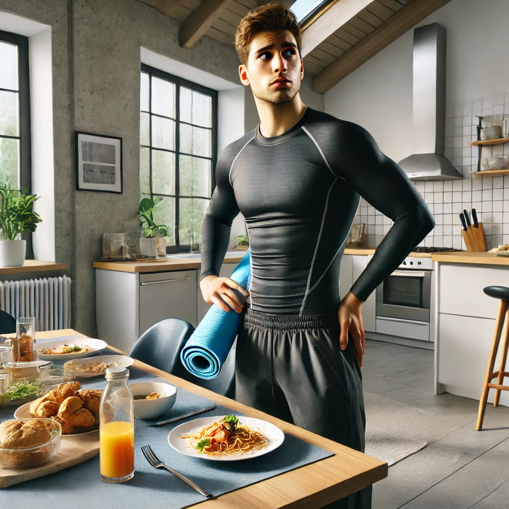 식사 후 운동에 관한 사진