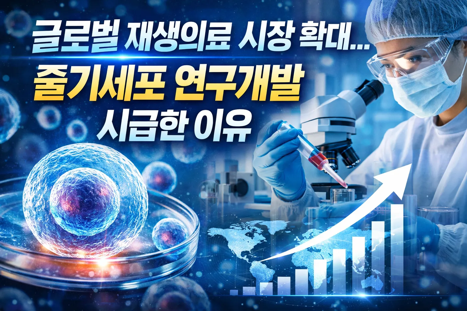 글로벌 재생의료 시장 확대
