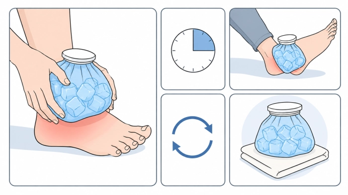 발목 인대 늘어났을때 치료방법