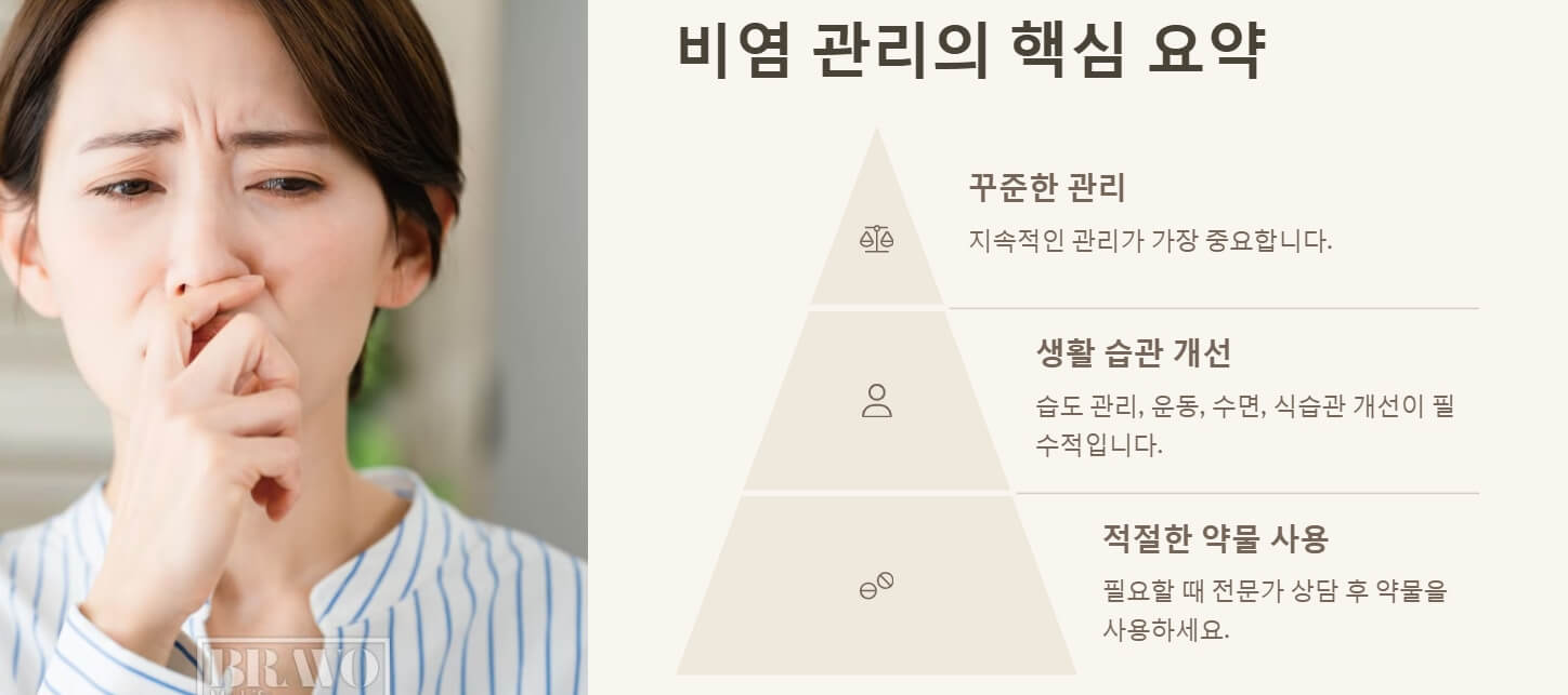 비염 콧물 멈추는 법