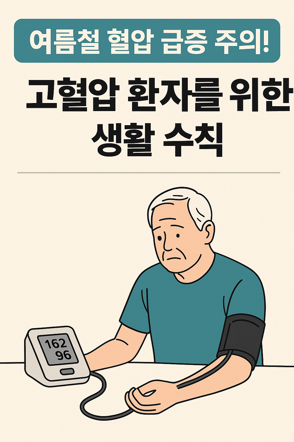 고혈압 환자를 위한 생활 수칙