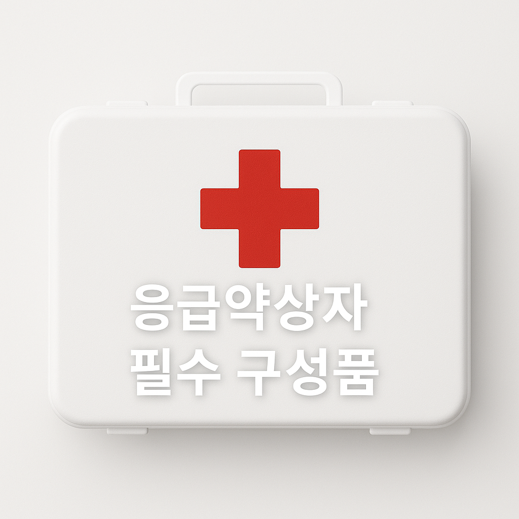 집에 이건 꼭 있어야 합니다! 응급약상자 필수 구성품 총정리🧰💊