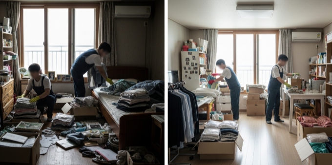 제천 고독사청소중