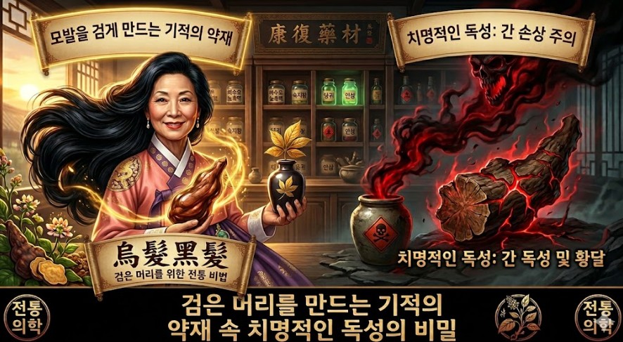하수오 효능과 부작용 먹는방법 모발을 검게 만드는 기적의 약재 속 치명적인 독성의 비밀