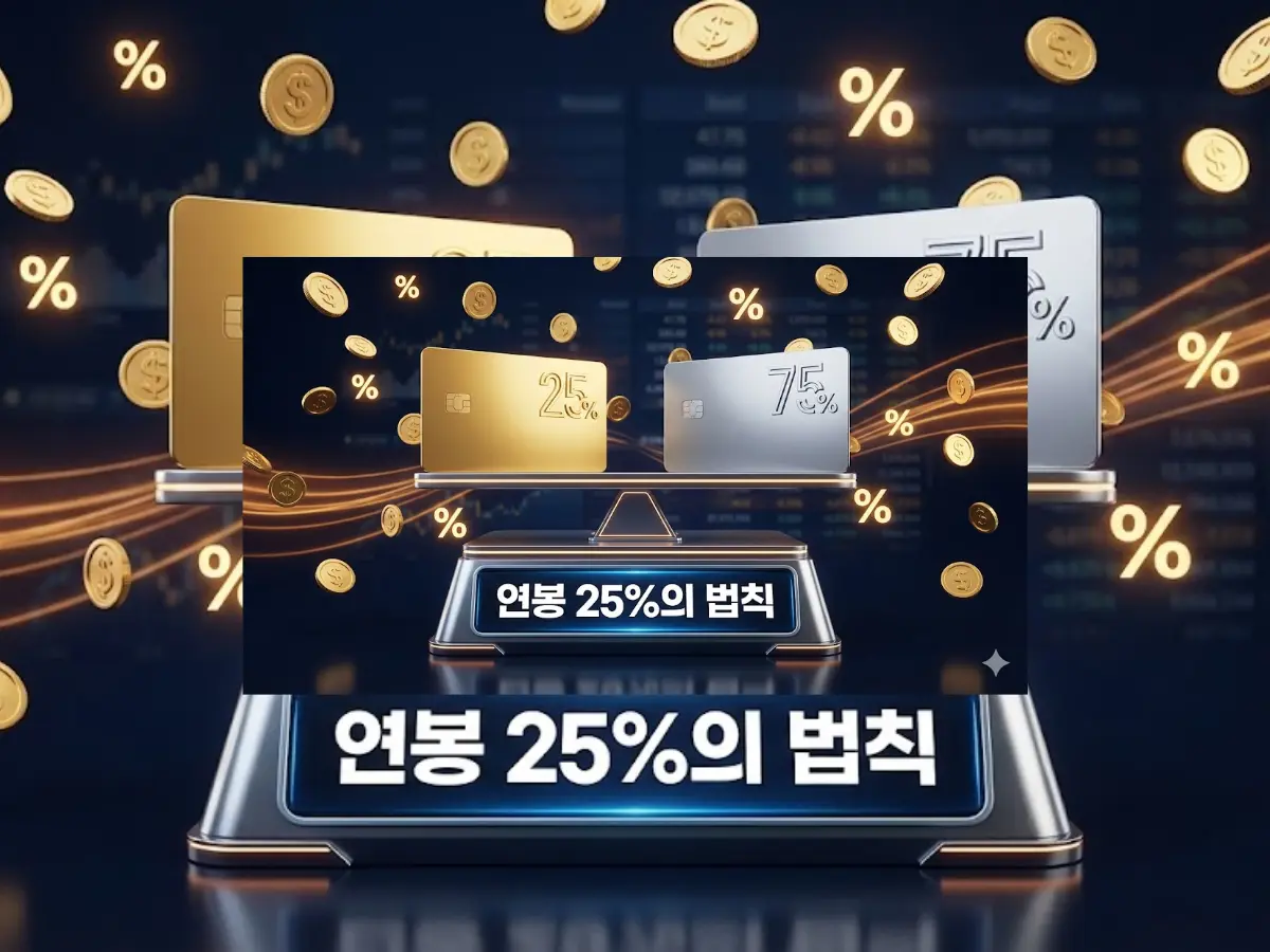 카드 한 장만 쓰면 손해? 1% 자산가들의 '연봉 25% 문턱' 카드 쪼개기 끝판왕 가이드