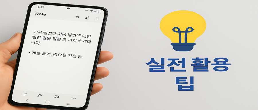 실전 활용 팁