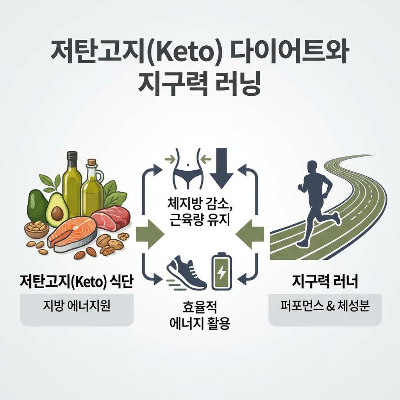 저탄고지(Keto) 다이어트가 지구력 러너의 퍼포먼스와 체성분에 미치는 영향