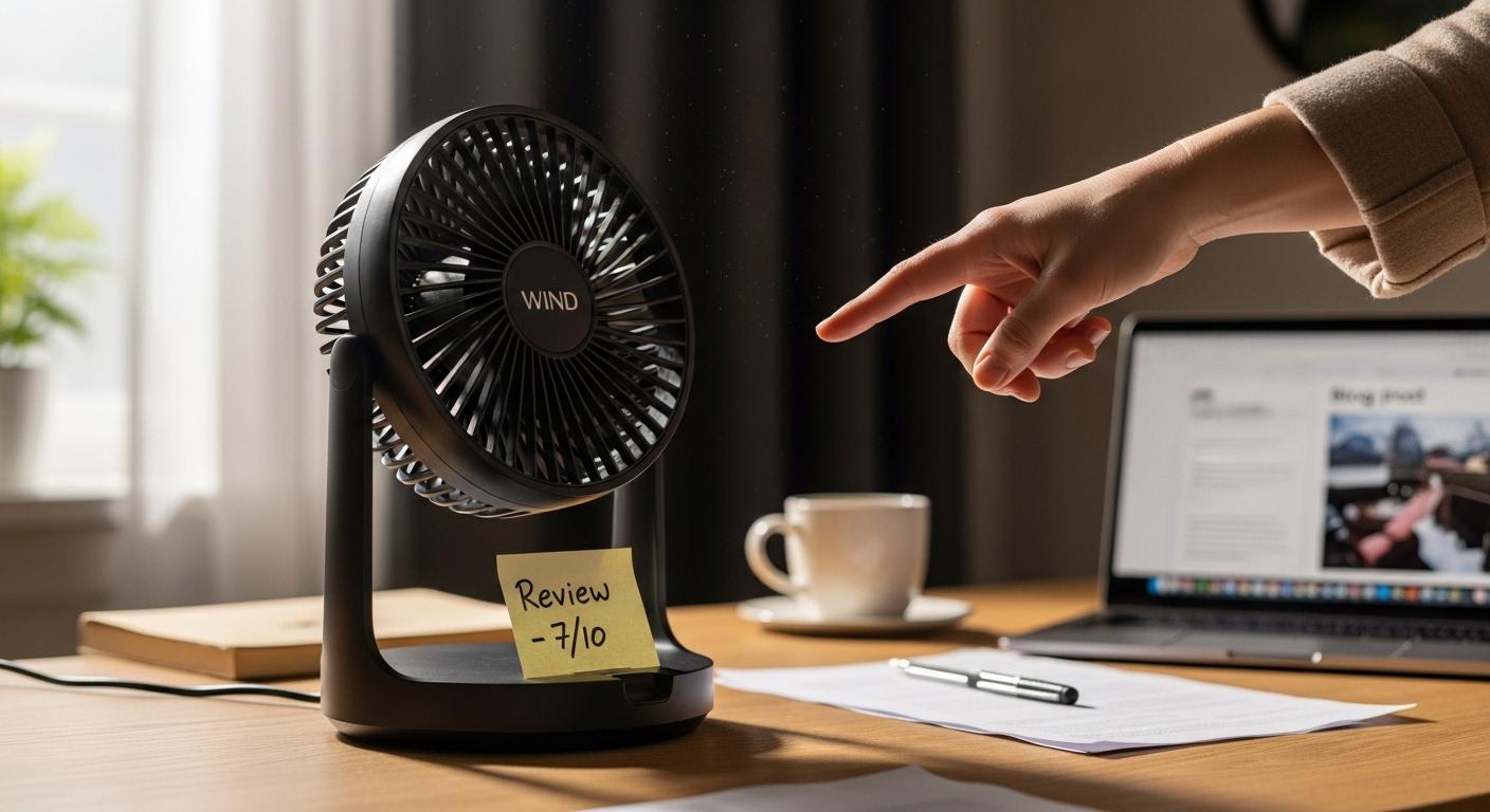 바람 사각지대 탁상형 선풍기 내돈내산 후기
