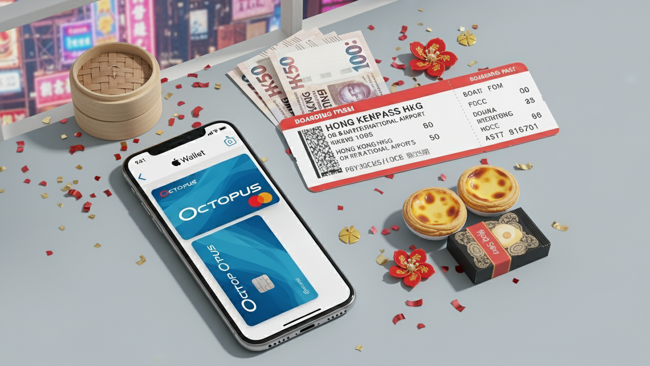 홍콩 옥토퍼스 아이폰 월렛 가이드 발급 충전