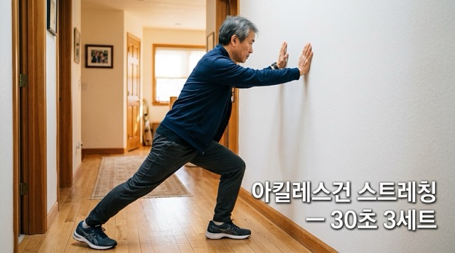 족저근막염 아킬레스건 스트레칭 방법