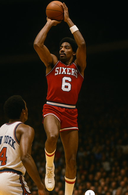 줄리어스 어빙의 슈팅 장면