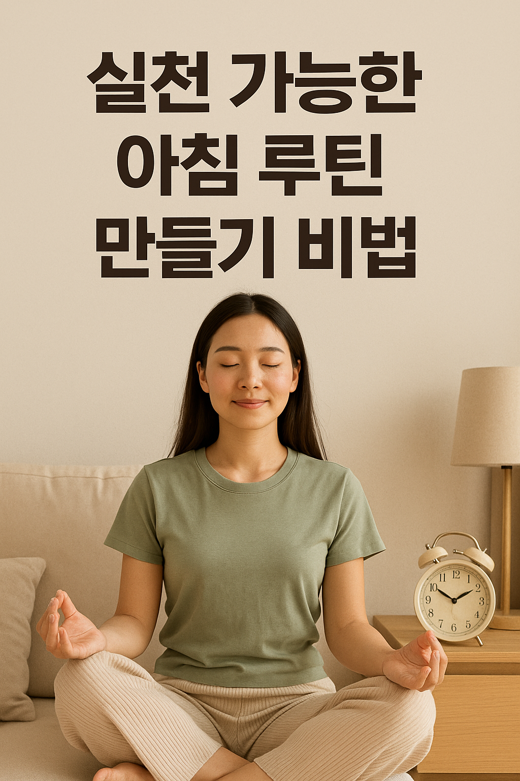 실천 가능한 아침 루틴 만들기 비법