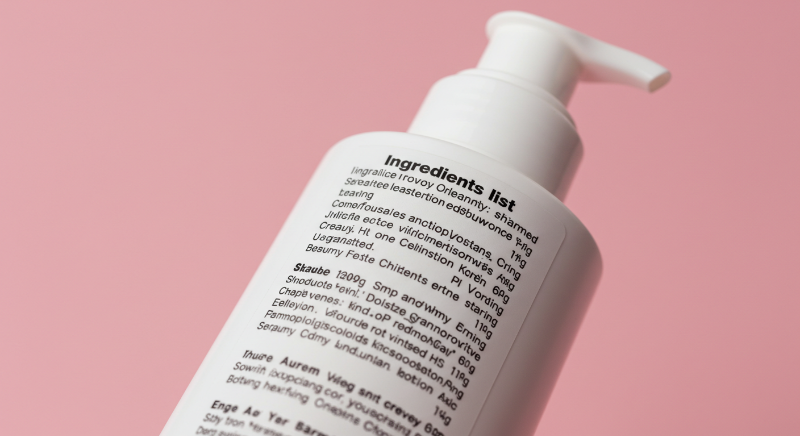 제품을 고를 때는 성분표를 확인