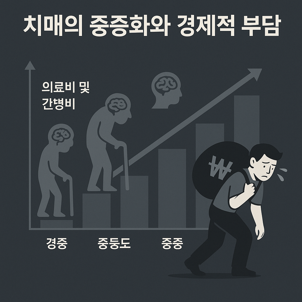 치매의 중증화와 경제적 부담