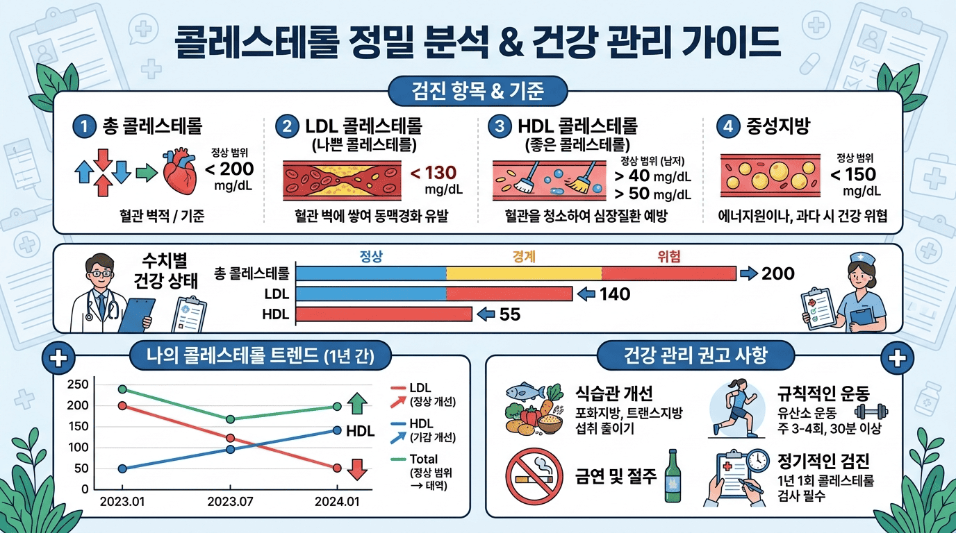 콜레스테롤 정밀 분석