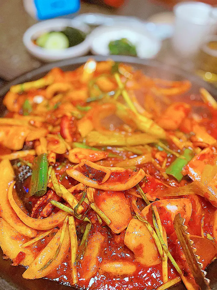 식객 허영만 백반기행 김종민 오징어불고기 오징어 튀김 청담동 맛집