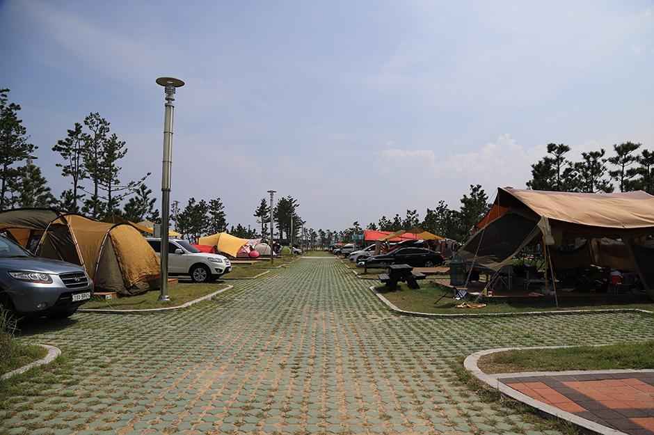 백도해수욕장 오토캠핑장