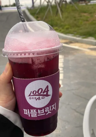 6시내고향 보라마을 퍼플섬 고구마찹쌀떡과 보라아이스크림 퍼플에이드 카페 전남 신안 퍼플브릿지카페