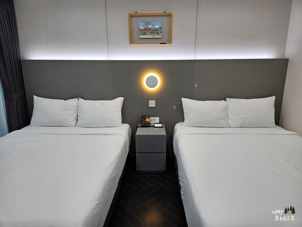 새마을 금고 제주 연수원 양실 침대