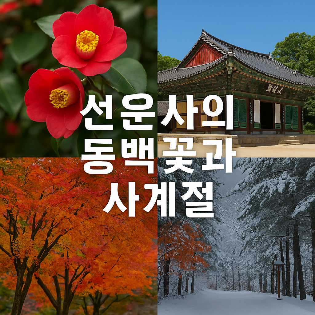 [4월 축제]사계절의 모습이 다 아름다운 고창 선운사❘동백꽃, 홍매화 사진 이벤트