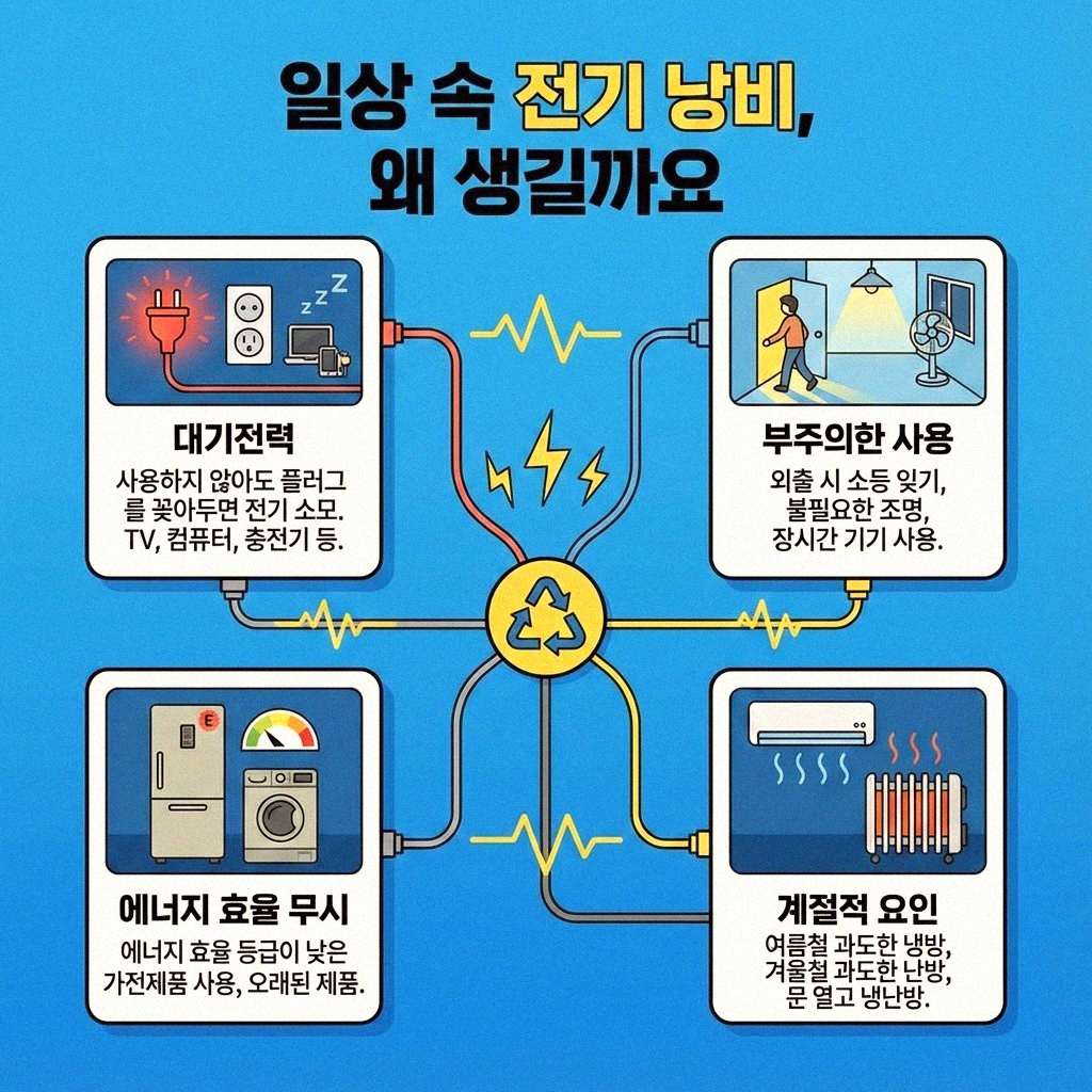 콘센트 뽑는 습관, 어렵지 않아요! 에너지 절약 실천하기