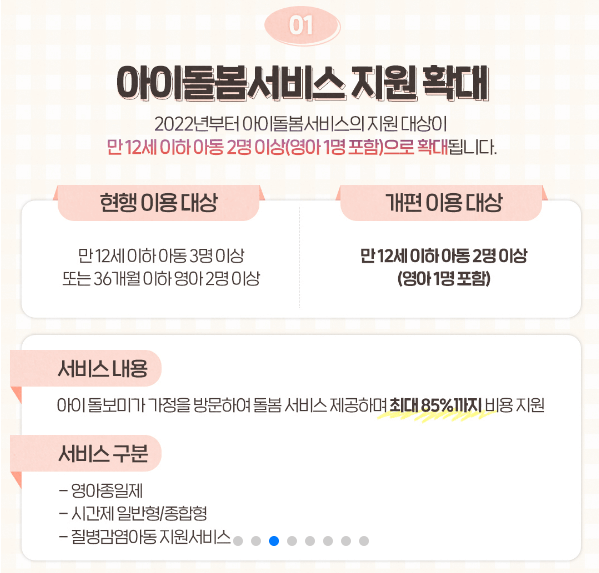 다자녀 아이돌봄 서비스