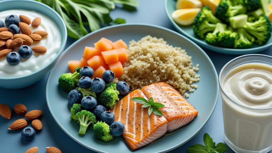 고단백 식단 예시