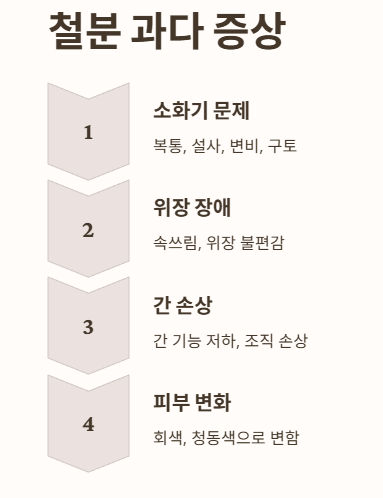 철분 과다증상