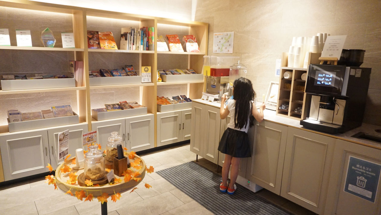 Lequ Okinawa Chatan Spa & Resort wellcome tea & Ice Cream