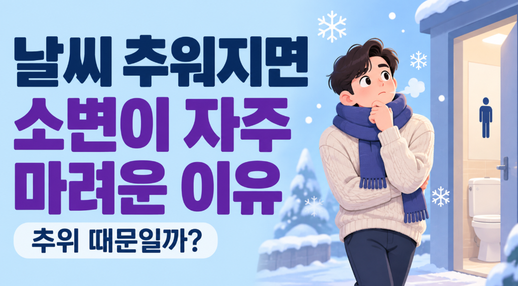날씨 추워지면 소변 자주 마려운 이유, 단순한 추위 탓일까?