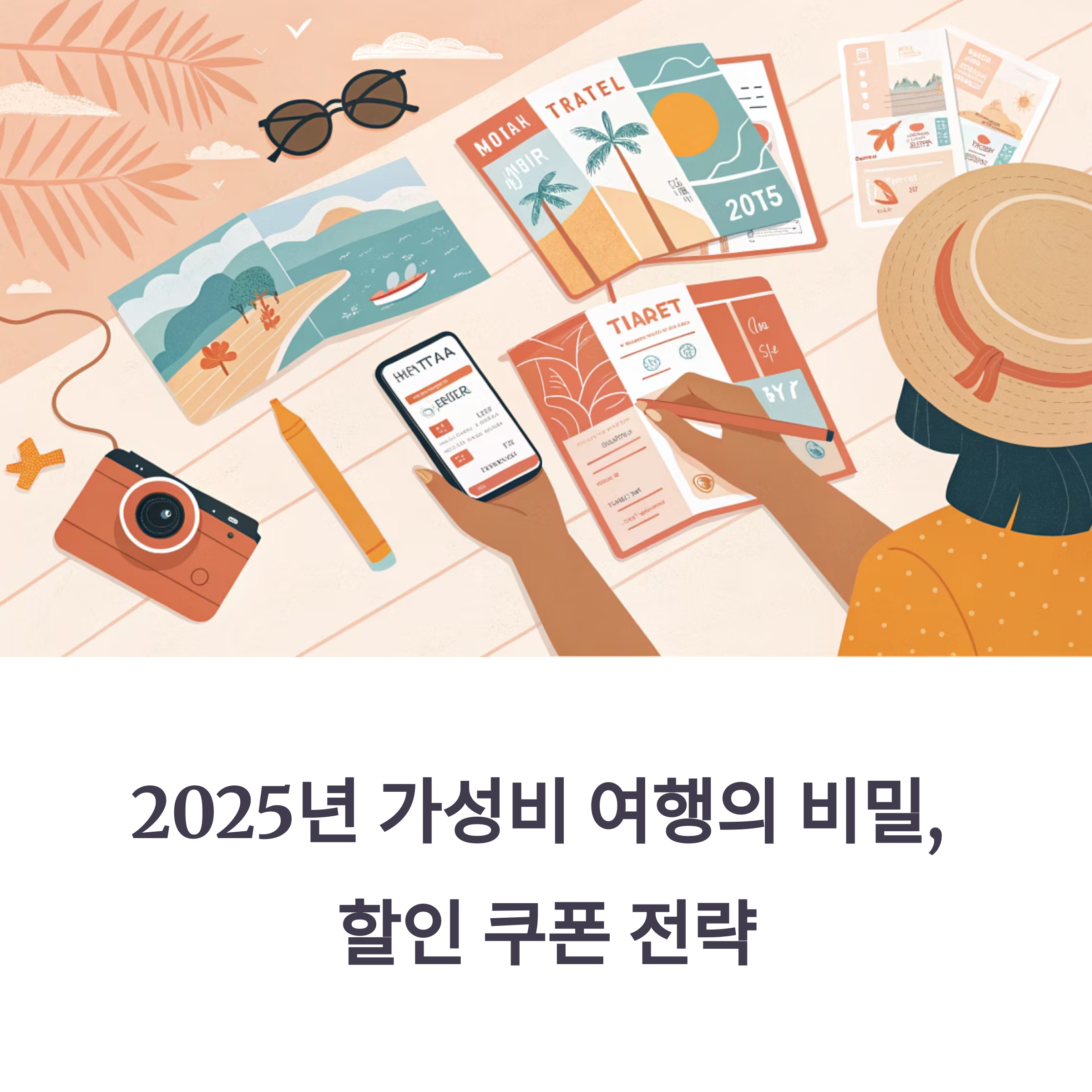 2025년 가성비 여행을 완성하는 할인 쿠폰 전략