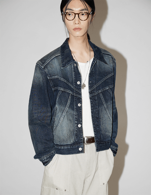 엘무드 데님자켓