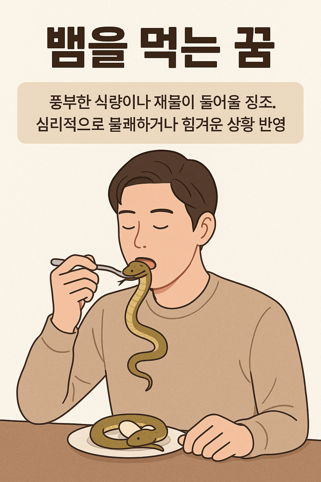 뱀 먹는 꿈 해몽